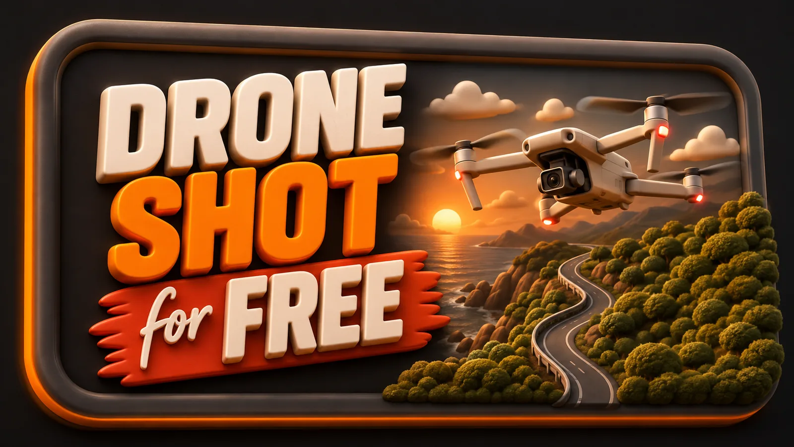 AI Drone Shot… FOR FREE