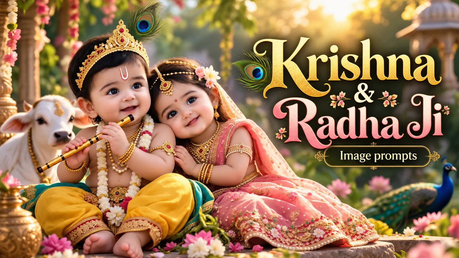 Krishna & Radha Ji Image Prompts