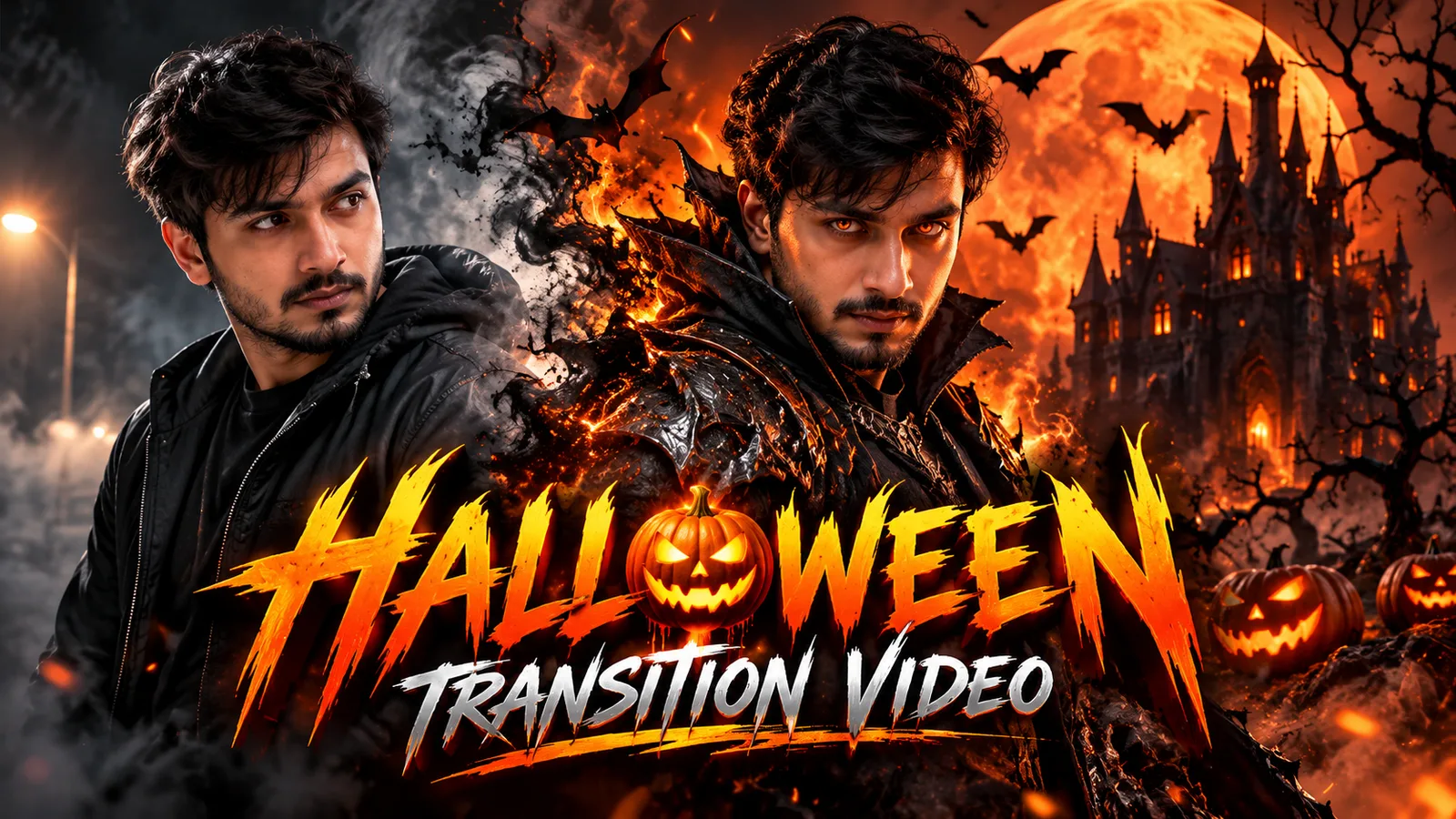 Halloween transition video
